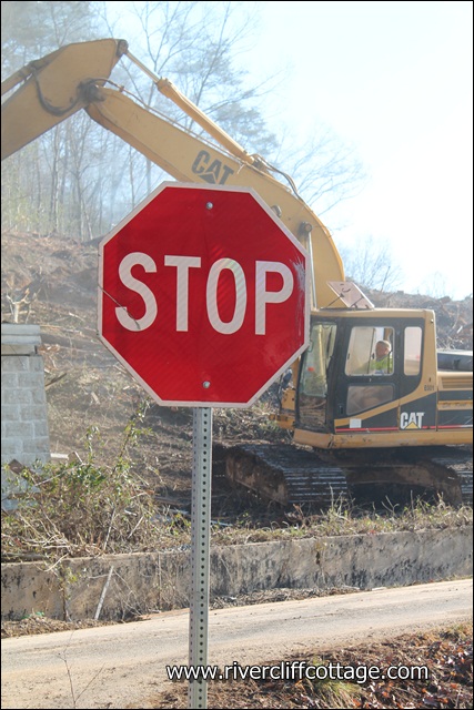 Stop Sign on Road Project