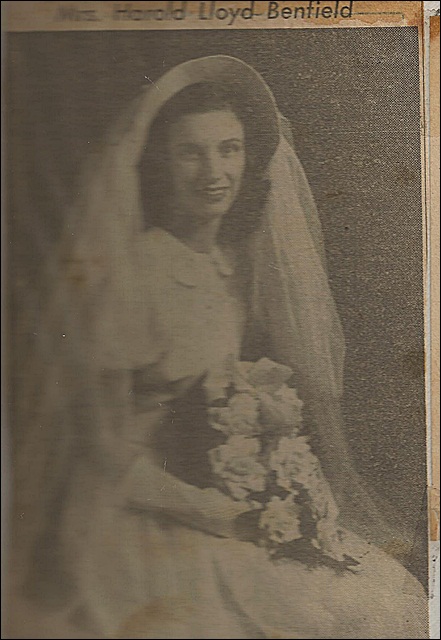 Edith in Wedding Gown