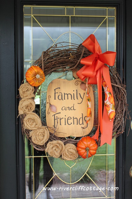 Fall Wreath Front Door 2014