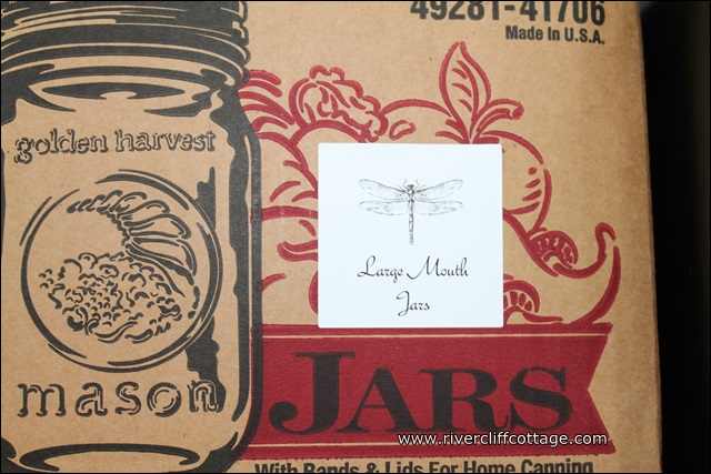 Jars Labeled
