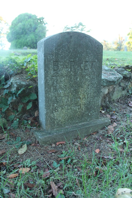 Peter Barker's Grave