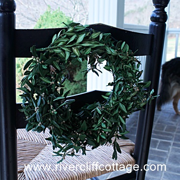Wreath on Chair Cropped