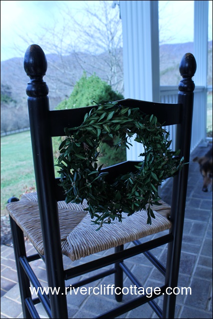 Wreath on Chair